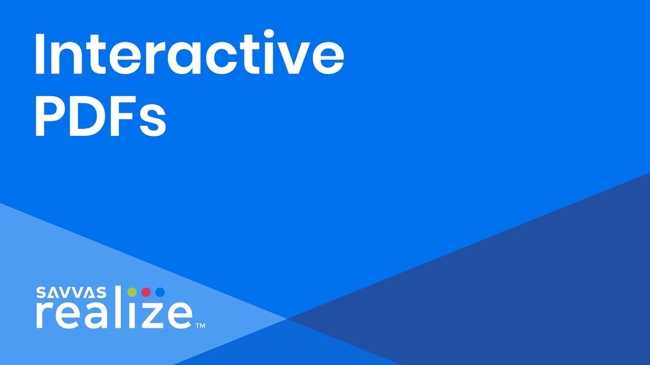 Savvas Realize: Interactive PDFs