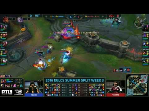 LoL Highlights VIT vs UOL G1   LCS EU Summer 2016 16 06 2016   Team Vitality vs Unicorns of Love