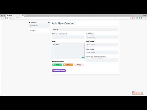 Hands On Web Development with Vue js Building a Personal CRM|packtpub com