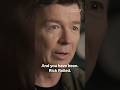The first time Rick Astley got RickRolled