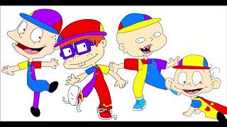 Everybody dressed up as The Wiggles' Colored Dancers