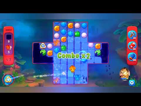 фишдом 2022  #  10937 уровень - прохождение без бустеров # Fishdom,   10937  level - no Boosters.