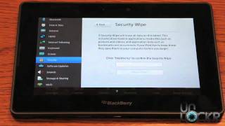 How To: Factory Reset the Blackberry Playbook