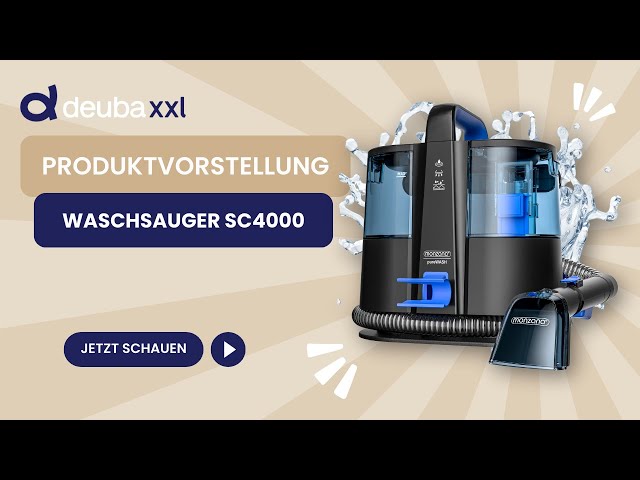 Video Teaser für MONZANA® Waschsauger SC4000 Schwarz/Blau 400W