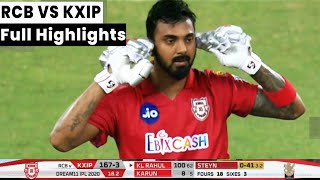 KXIP vs RCB Highlights, IPL 2020: Kings XI Punjab VS Royal Challengers Bangalore