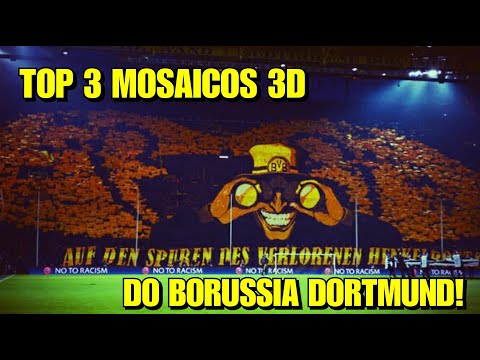 TOP 3 MOSAICOS 3D - TORCIDA BORUSSIA DORTMUND