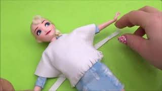 Blouse for Elsa diy │ Diy poncho for Elsa Frozen │ Diy for Elsa
