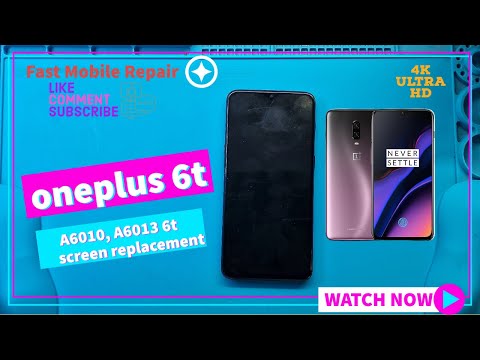 oneplus 6T screen replacement 4K Ultra HD 7/3/2023 #repair #oneplus #oneplus6t