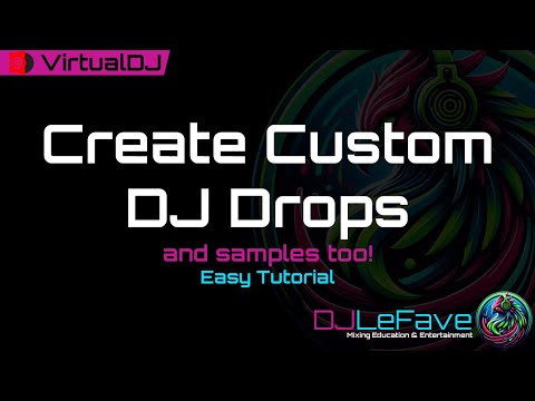 CREATE YOUR OWN DJ DROPS with Virtual DJ 2023!