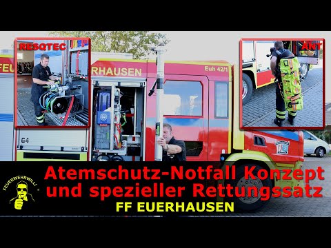 Atemschutz-Notfall und ResQtec Rettungsgerät der FF Euerhausen