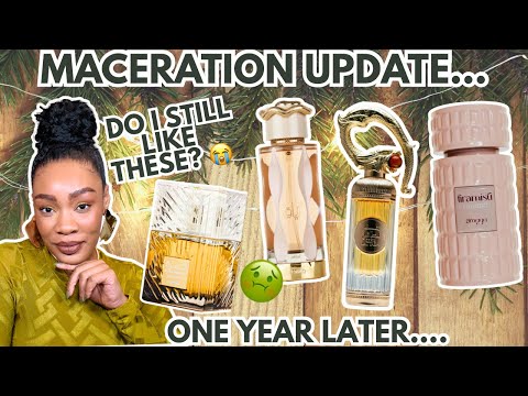 Maceration Update! 🤯 12 VIRAL Middle Eastern Perfumes | 1 YEAR LATER: Better, Worse, or The Same?