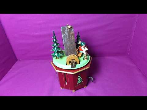 Steinbach uralte Spieluhr Nr. 021 - ein seltenes Sammlerstück aus dem Erzgebirge