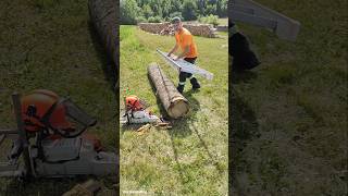 how to start milling with an Alaskan chainsaw mill