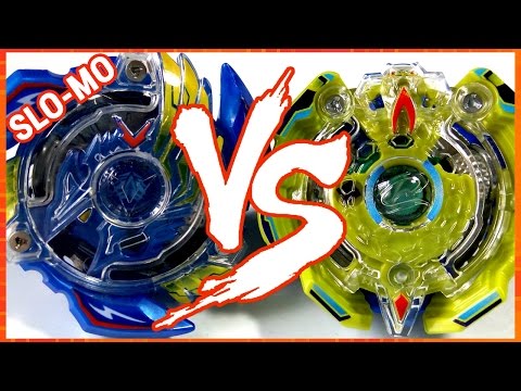 [Slo-mo] Victory Valkyrie .B.V vs Quad Quetzalcoatl .J.P - BATALHA BEYBLADE BURST!! ベイブレードバースト