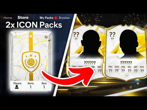 I PACKED 2x ICONS! 🥳 FC 25 Ultimate Team