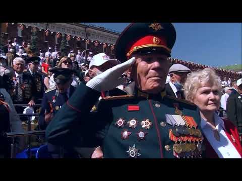 Russia playing God Save the Tsar  in victory parade