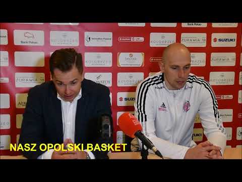 Konferencja prasowa po meczu Sensation Kotwica Kołobrzeg   Weegree AZS Politechnika Opolska 18 05 20