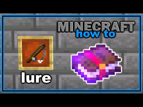 How to Get and Use Lure Enchantment in Minecraft! | Easy Minecraft Tutorial