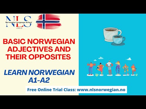 Learn Norwegian | Adjectives and Opposites | Adjektiver og Antonymer | Episode 186 | A1-A2