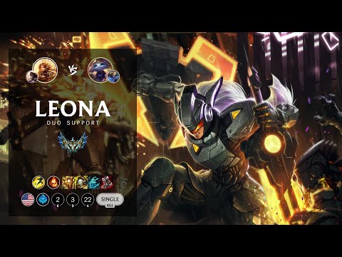 Leona Support vs Yuumi - NA Challenger Patch 12.18