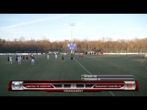 Merkantil Bank NBII 2025/2026, 20. forduló: Aqvital FC Csákvár - Budapest Honvéd FC 0-2