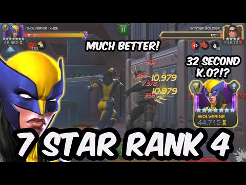 7 Star Rank 4 Buffed Wolverine X23 SURPRISED ME?! ACTUALLY GOOD?!?! - Marvel Contest of Champions
