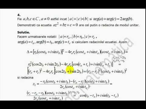 X-Numere complexe-Numere complexe sub forma trigonometrica-Excelenta si performanta
