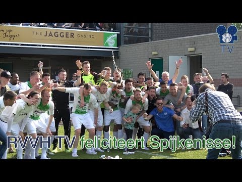 Spijkenisse - RVVH 1 - 0 [+Sfeerbeelden 'kampioenschap' Spijkenisse]