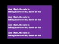 Peter Luts - The Rain (Clip Parole) - LYRICS 
