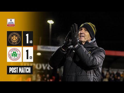 POST MATCH | Carrick Rangers 1 - 1 Cliftonville [Pens: 4 - 2]