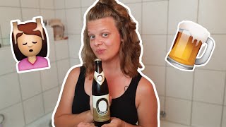 BIER RINSE als Protein Haar Kur || Curly Girl Methode | Plunderstückchen