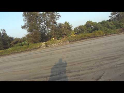 n beach sudeep riding bike