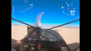 Zenith stol desert takeoff.