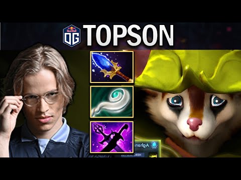 OG.TOPSON HOODWINK WITH AGHANIMS-EULS - DOTA 2 7.29 GAMEPLAY