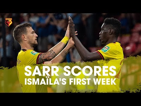SARR’S FIRST GOAL ⚽ | SENEGALESE STAR’S FIRST WEEK AT WATFORD 🇸🇳 📆