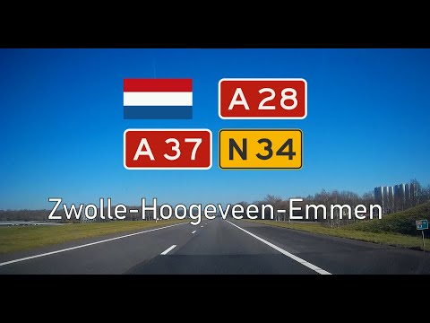 2021-08 A28, A37, N34 Zwolle - Hoogeveen - Emmen