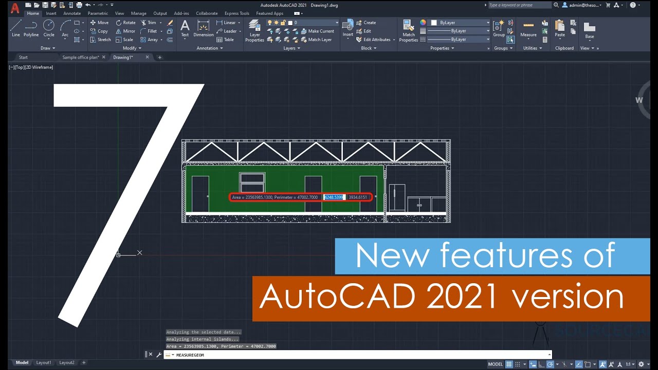 Seven new features of AutoCAD 2021