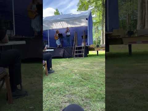 Jim Rumbaugh and Karen Combs at Ohio Harmonica Championship at Danny g's Party on July 9, 2022