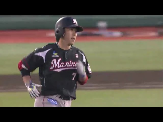 【7回表】マリーンズ・鈴木の6号ソロで勝ち越しに成功!! 2016/7/24 E-M