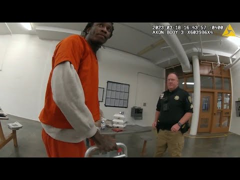 Bodycam: Young Thug taken to infirmary after fight with jail guards (2023)