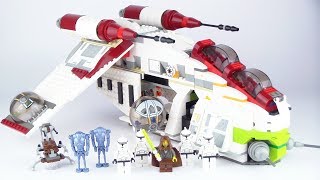 LEGO Star Wars: 7163 Republic Gunship Review!!! From 2002
