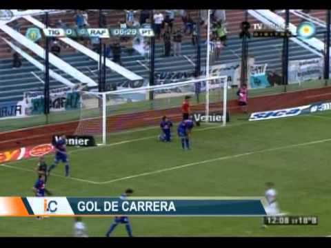 Gol de Sebastián Carrera. Tigre 0 - Atlético de Rafaela 1. Torneo Final 2013. Infobae.com
