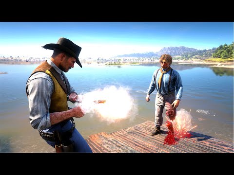 Red Dead Redemption 2 4K 60FPS - Funny & Brutal Moments Vol. 168 (Euphoria Ragdolls)
