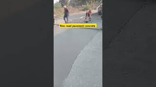 RMC concrete road pavement construction 🚧 #cement #construction #jcb #rmc #infrastructure