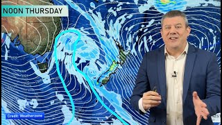 NZ-wide burst of windy, wet, weather mid-late this week