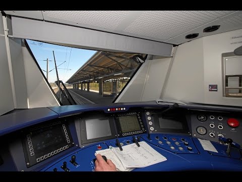 Im Führerstand in "Coradia Continental"