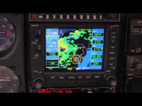 Flying in weather with the garmin 530 GPS