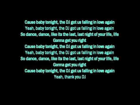 Usher ft. Pitbull - Dj Got Us Falling In Love Again [HQ] + (Lyrics on Screen)