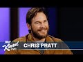 Chris Pratt Thinks It’s Jimmy Kimmel’s Last Show Ever & Reveals Gift from Arnold Schwarzenegger