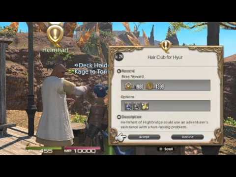 FF14 - SQ - Hair Club for Hyur - Lv.24